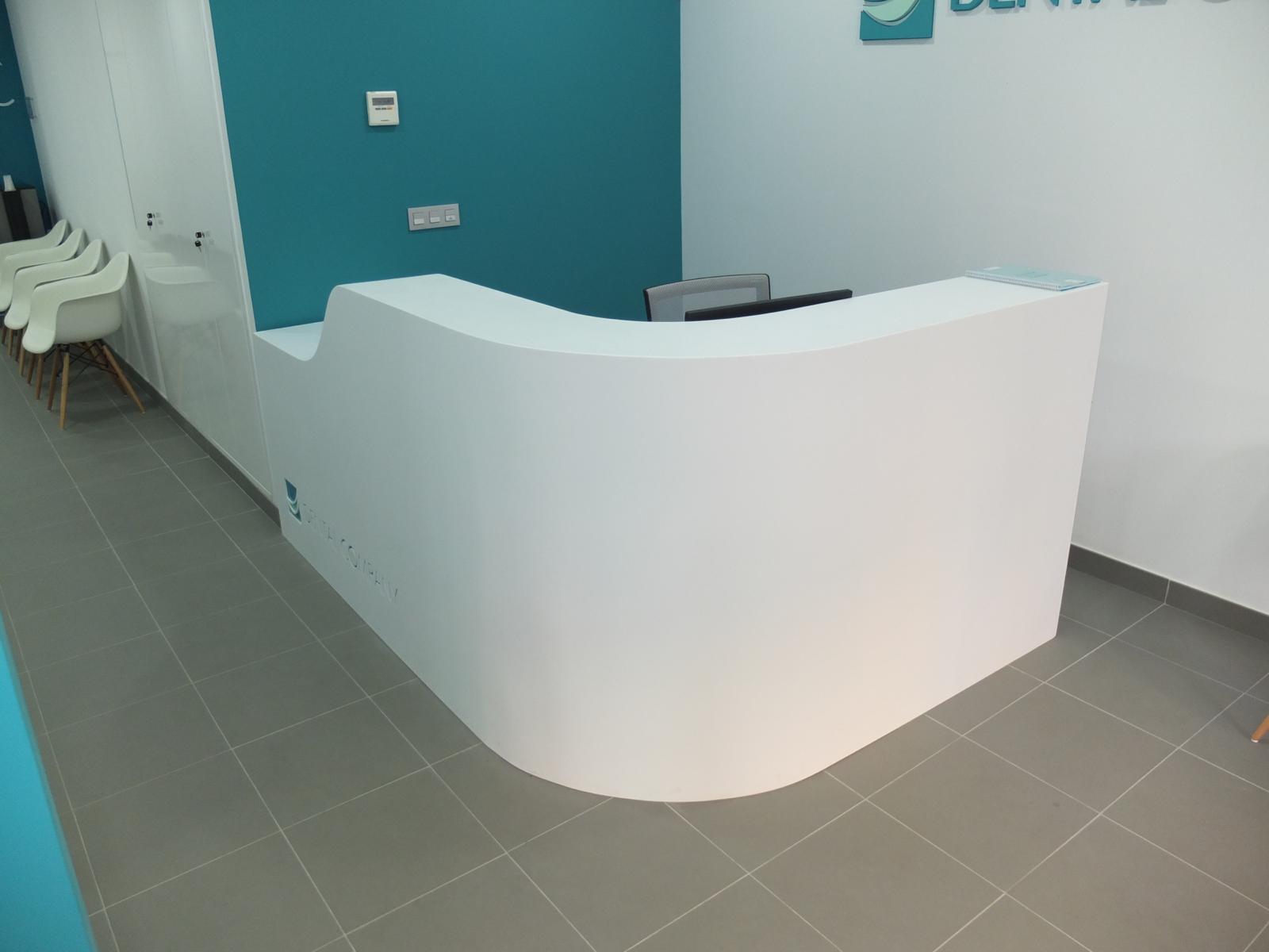 Mostrador de Solid Surface en Canarias