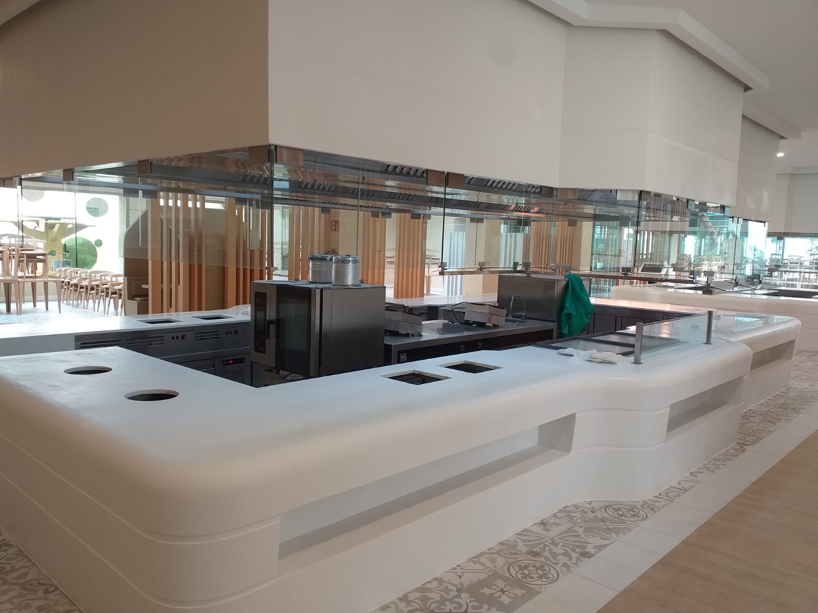 Barra para restauración en Solid Surface
