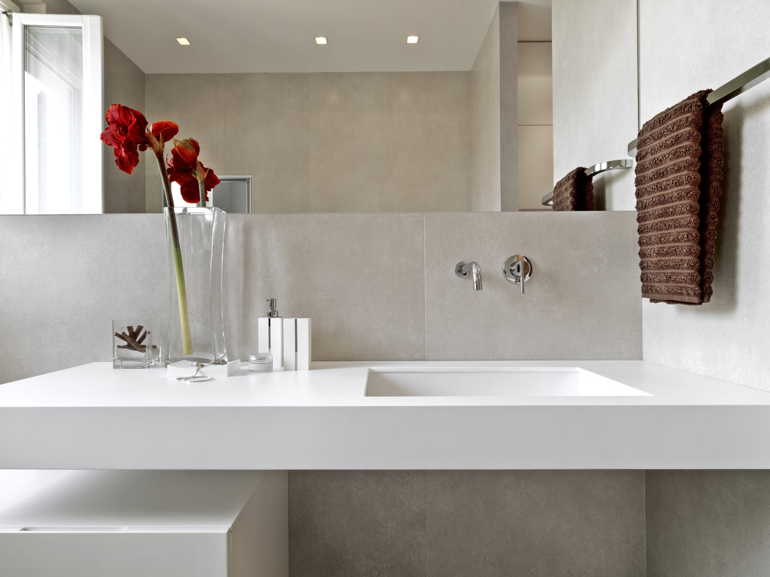 Encimera de baño en Solid Surface
