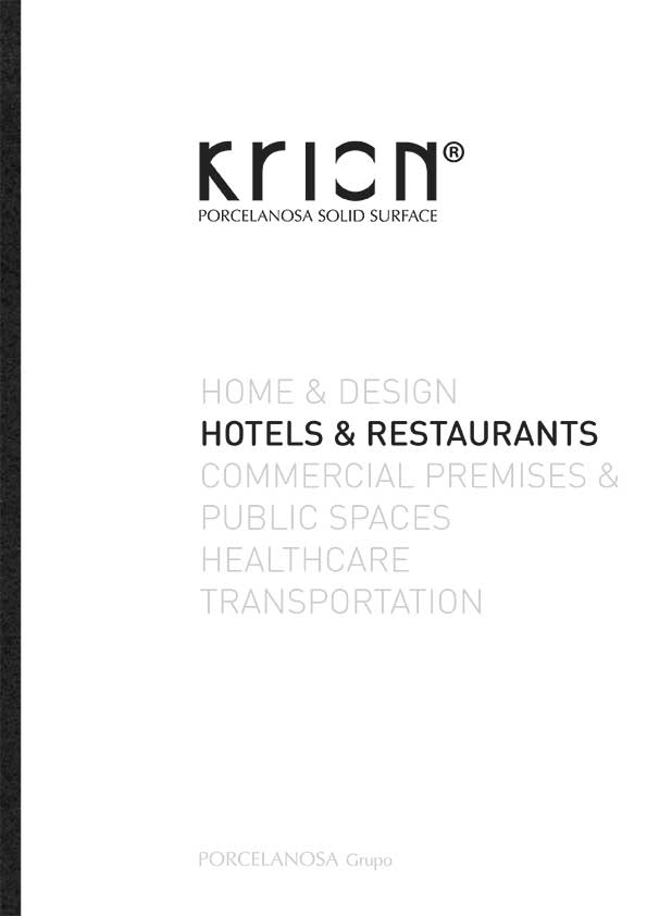 Catálogo de Krion - Hoteles y restauración